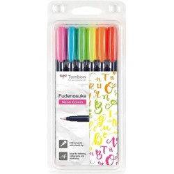 Set di Pennarelli Tombow Fudenosuke Multicolore