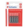 Verbatim Batterie alcaline AAA (PACK 4 PILES AAA - LR03 ALKALINE)