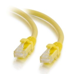 C2G 83243 cavo di rete Giallo 2 m Cat5e U/UTP [UTP] (2m Cat5e Booted 