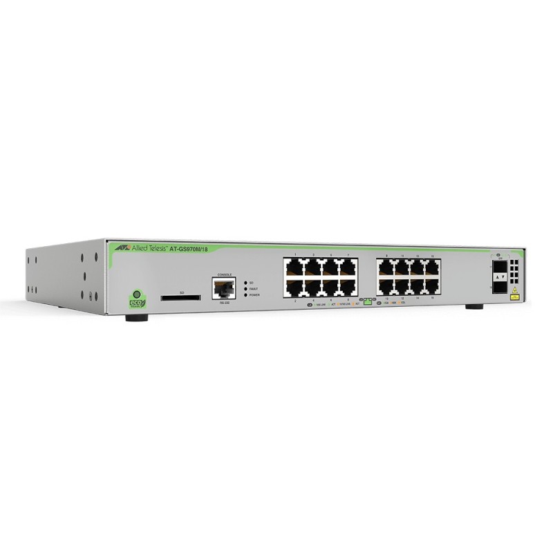 Allied Telesis AT-GS970M/18PS-30 switch di rete Gestito L3 Gigabit Et