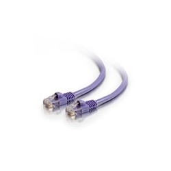 C2G 1.5m Cat5e 350MHz Snagless Patch Cable cavo di rete Viola 1,5 m (