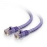 C2G 1.5m Cat5e 350MHz Snagless Patch Cable cavo di rete Viola 1,5 m (