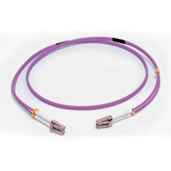 C2G CAVO PATCH IN FIBRA OM4 LSZH LC/LC 10 M - VIOLA (10m LC/LC OM4 LS