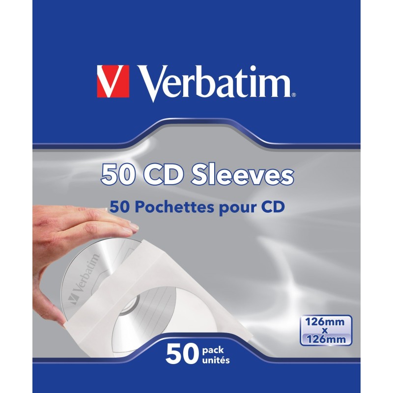 Verbatim 50 custodie per CD (VERBATIM CD-DVD PAPER SLEEVES 50 PACK)