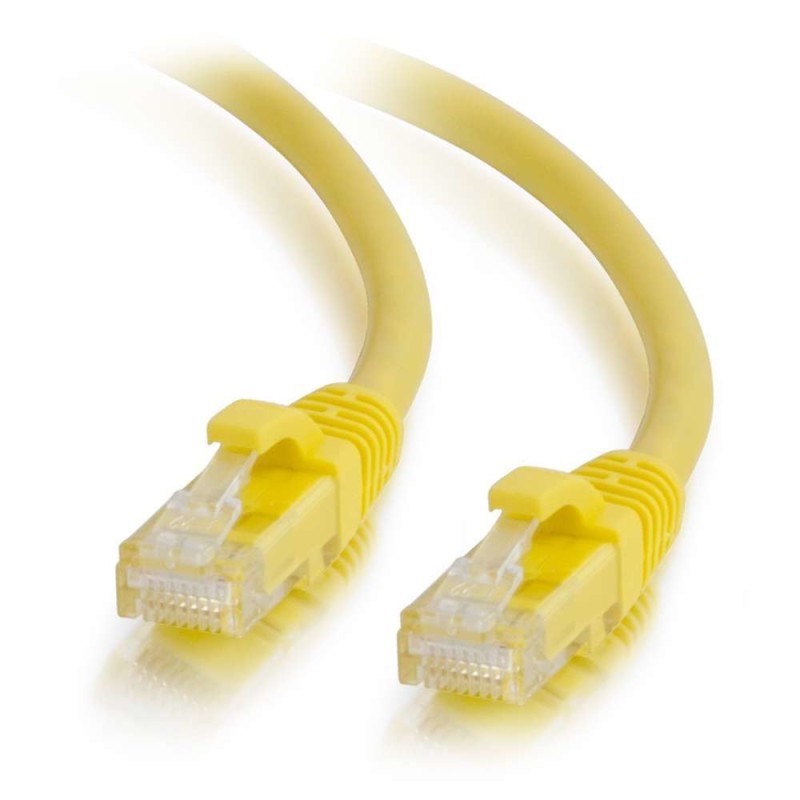 C2G 83468 cavo di rete Giallo 2 m Cat6 U/UTP [UTP] (C2G Cat6 Booted U