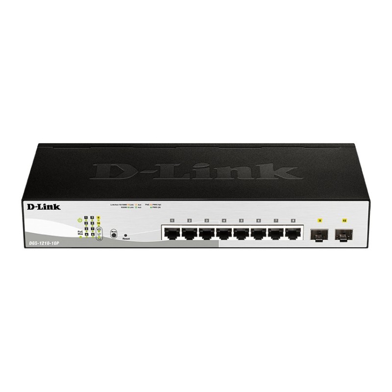 D-Link DGS-1210-10P Gestito L2 Gigabit Ethernet [10/100/1000] Support