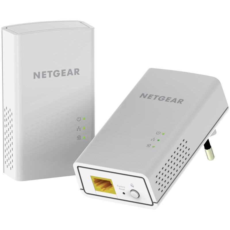 NETGEAR PL1000 1000 Mbit/s Collegamento ethernet LAN Bianco 2 pz (Kit