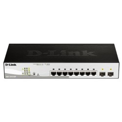 D-Link DGS-1210-08P Gestito L2 Gigabit Ethernet [10/100/1000] Support