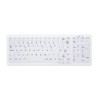 CHERRY AK-C7000 tastiera Wireless a RF + USB QWERTY Inglese UK Bianco