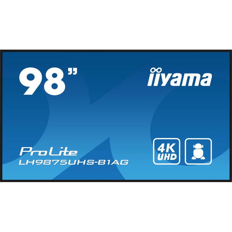 iiyama PROLITE Pannello A digitale 2,49 m [98] LED Wi-Fi 500 cd/m&Acirc;&sup2;