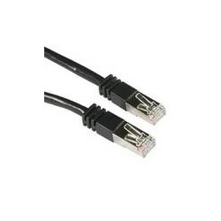 C2G 1m Cat5e Patch Cable cavo di rete Nero (C2G Cat5e Booted Shielded