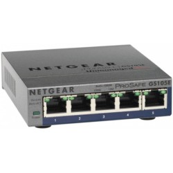 NETGEAR GS105E Gestito L2/L3 Gigabit Ethernet [10/100/1000] Grigio (P