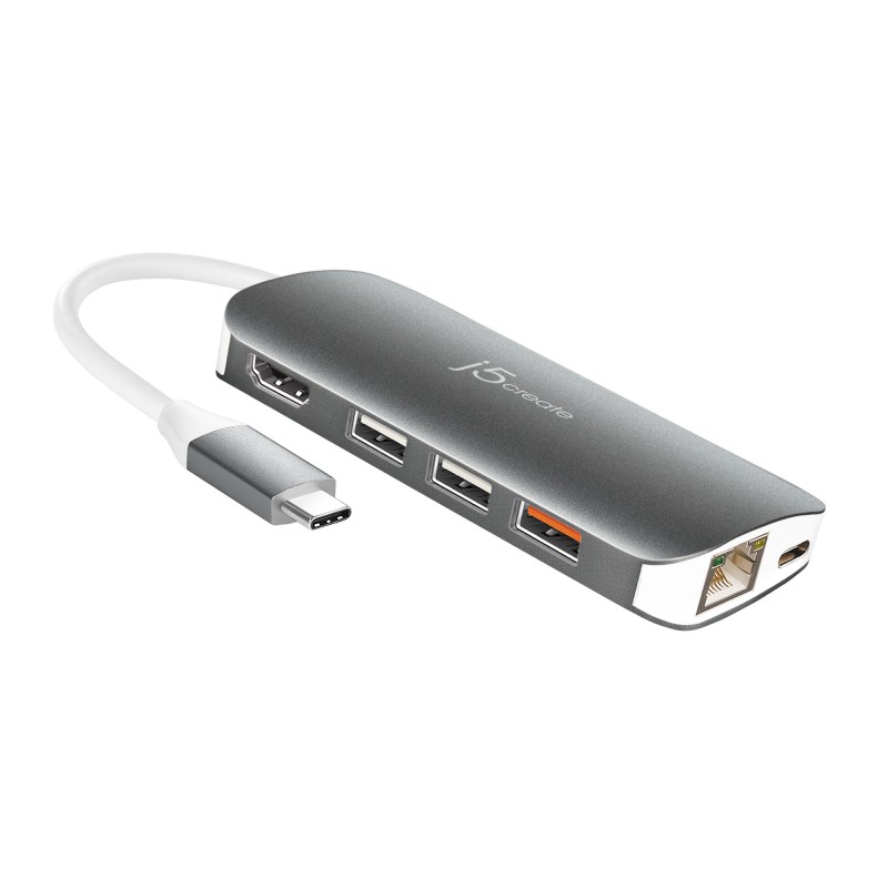 j5create JCD383-N Adattatore multiplo 9-in-1 USB-C&acirc;&cent; (USB-C MULTI