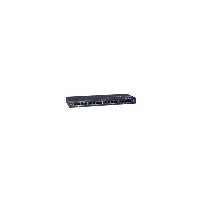 NETGEAR ProSafe 16 Port Gigabit Desktop Switch Non gestito Gigabit Et