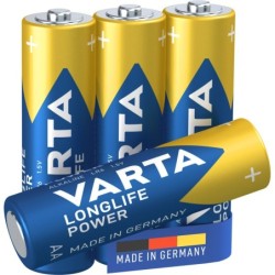 Varta Longlife Power, Batteria Alcalina, AA, Mignon, LR6, 1.5V, Blist