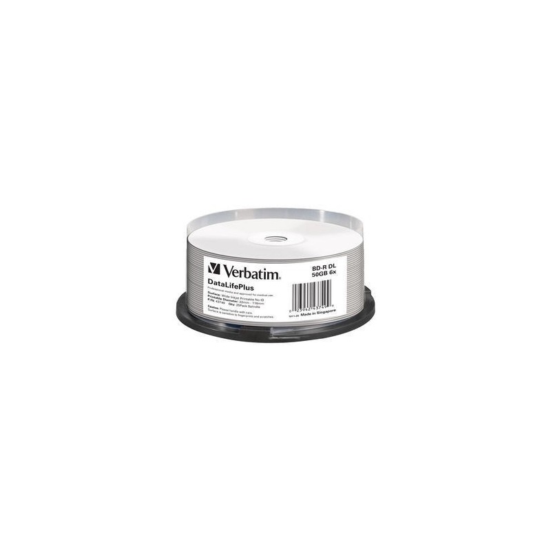 Verbatim DataLifePlus BD-R 50 GB 25 pz (Verbatim BD-R DL 50GB 6x Wide