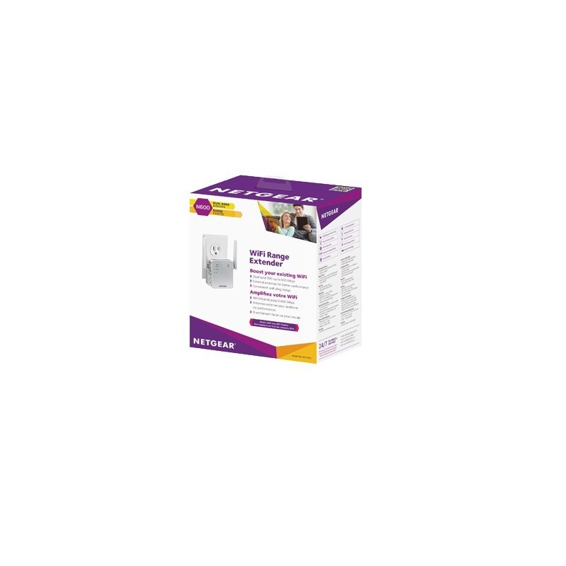 NETGEAR EX3700 Bianco (1PT N600 WIFI RANGE EXTENDER - .)