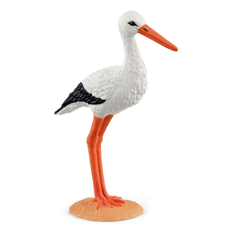 schleich FARM WORLD Stork (SCHLEICH Farm World Stork Toy Figure, 3 to