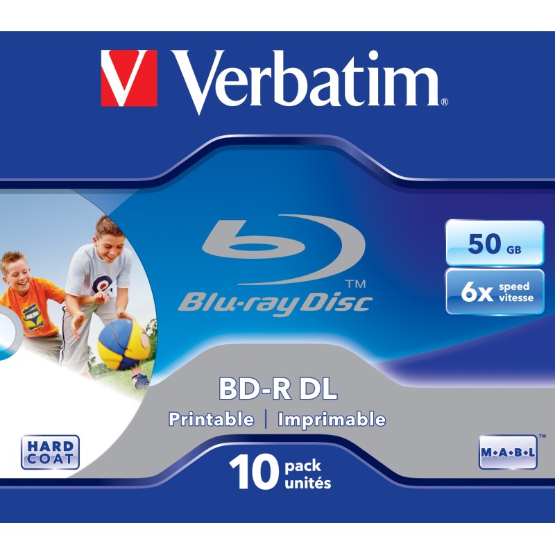 Verbatim 43736 disco vergine Blu-Ray BD-R 50 GB 10 pz (Verbatim BD-R 