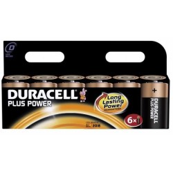 Duracell 6x D 1.5V Batteria monouso Alcalino (Duracell Plus D Size 6 