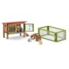 schleich FARM WORLD Rabbit Hutch (SCHLEICH Farm World Rabbit Hutch To