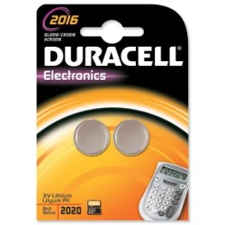 Duracell DL2016B2 batteria per uso domestico Batteria monouso Litio (