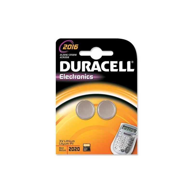 Duracell DL2016B2 batteria per uso domestico Batteria monouso Litio (