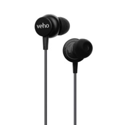 Veho Z-3 Auricolare Cablato In-ear Musica e Chiamate Grigio (Z-3 HEAD