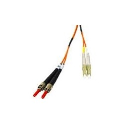 C2G 1m LC/ST LSZH Duplex 62.5/125 Multimode Fibre Patch Cable cavo a 