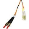 C2G 1m LC/ST LSZH Duplex 62.5/125 Multimode Fibre Patch Cable cavo a 