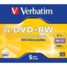 Verbatim VB-DPW44JC (DVD+RW 4.7GB - 4X JEWEL 5PK)