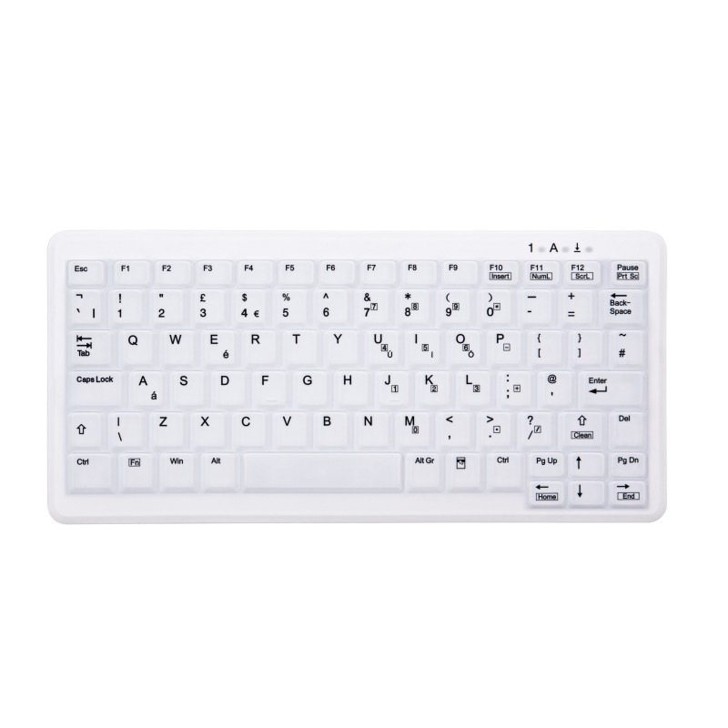 CHERRY AK-C4110 tastiera RF Wireless QWERTY Inglese UK Bianco (CHERRY