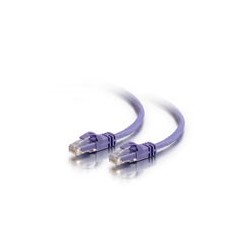 C2G Cat6 550MHz Snagless Patch Cable 1m cavo di rete Viola (C2G Cat6 