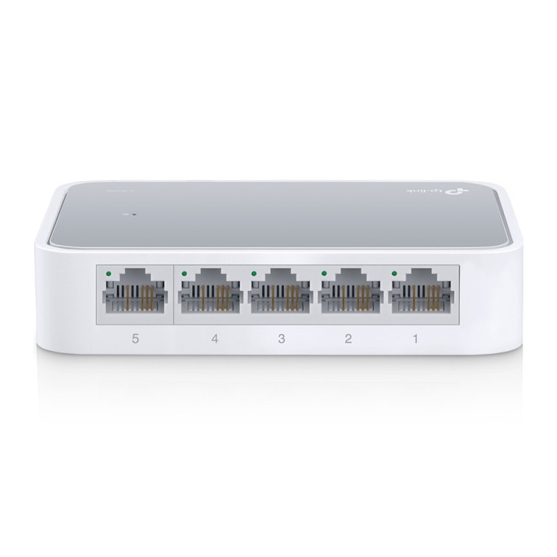 TP-Link TL-SF1005D Gestito Fast Ethernet [10/100] Bianco (TP-Link TL-