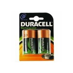 Duracell Rechargeable D Size 2 Pack Batteria ricaricabile Nichel-Meta