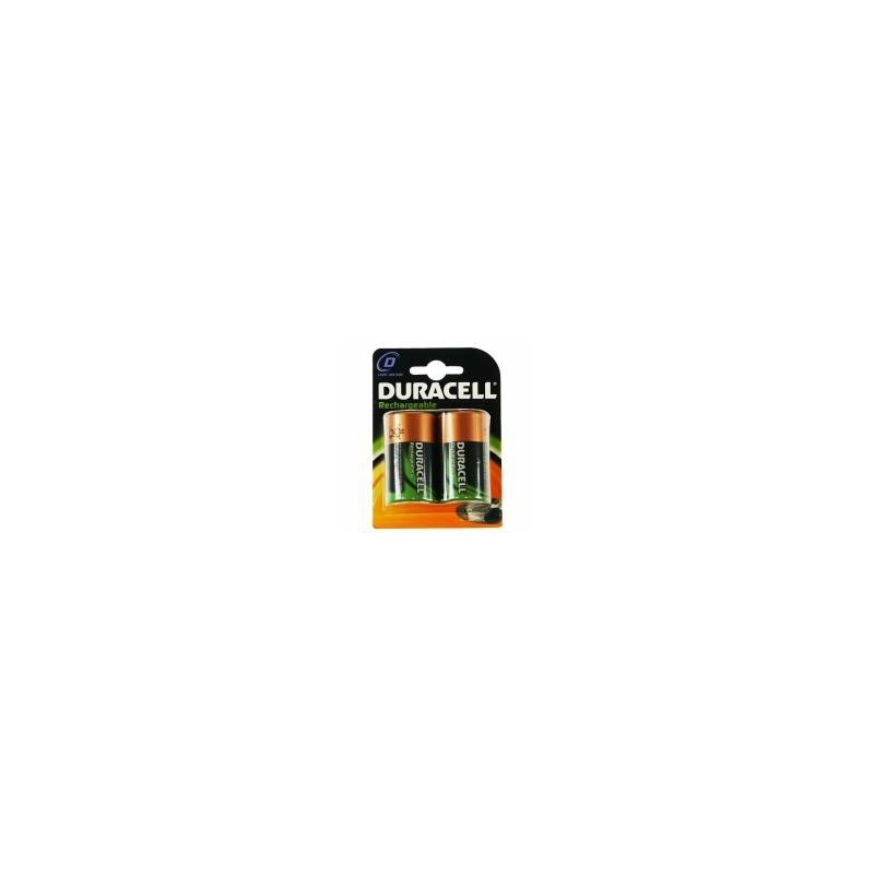 Duracell Rechargeable D Size 2 Pack Batteria ricaricabile Nichel-Meta