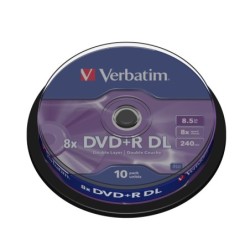 Verbatim VB-DPD55S1 (Verbatim DVD+R 8x D/L 10pk Spindle)