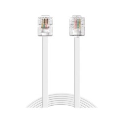 Sandberg Telephone RJ11-RJ11 10m (Telephone RJ11-RJ11 10m - 6P4C - Wa