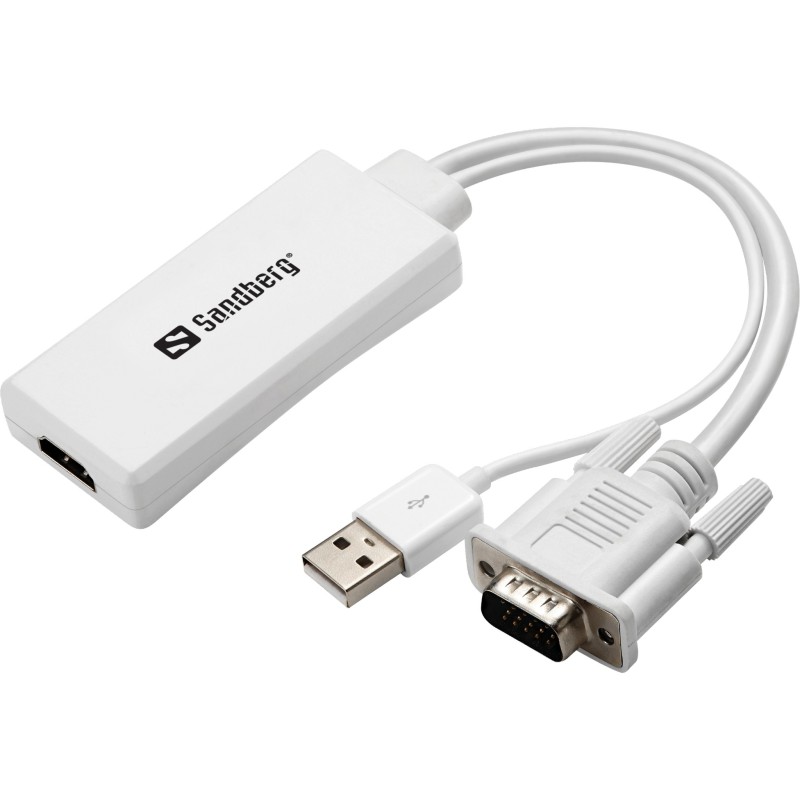 Sandberg VGA+Audio to HDMI Converter (VGA+Audio to HDMI Converter - V