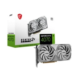 MSI VENTUS GeForce RTX 4070 2X WHITE 12G OC NVIDIA 12 GB GDDR6X (GPU 