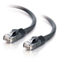 C2G Cat5E 350MHz Snagless Patch Cable 7m cavo di rete Nero U/UTP [UTP