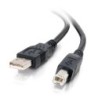 C2G Cavo USB 2.0 A/B, 1 m - Nero [3,3 piedi] (C2G 1m USB 2.0 A/B Cabl