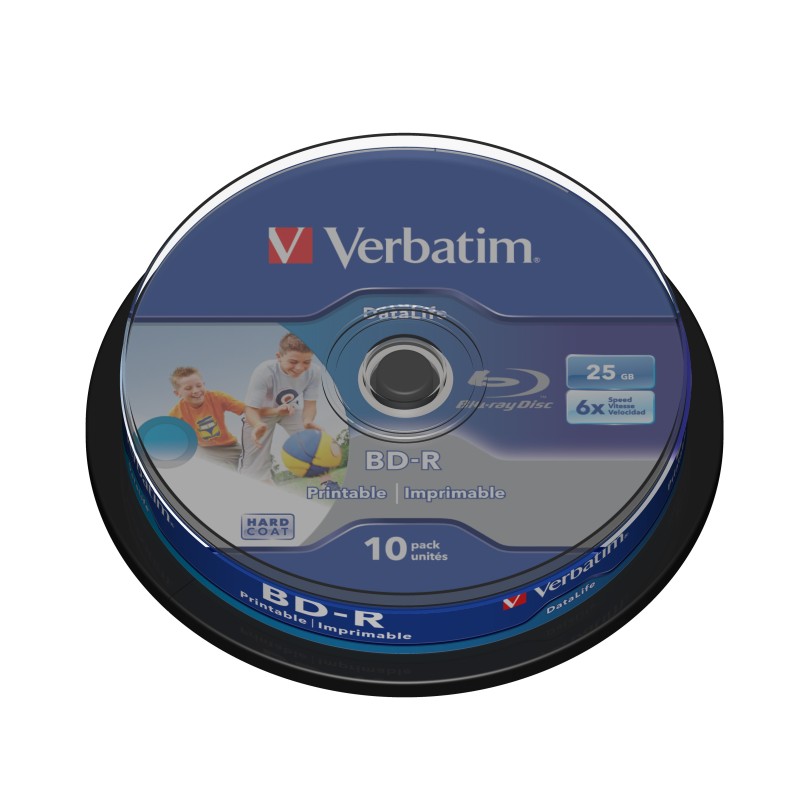 Verbatim Datalife 6x BD-R 25 GB 10 pz (BD-R SL DATALIFE 25GB 6X - 10 