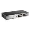 D-Link 16-Port 10/100/1000 Rackmountable Switch Non gestito Gigabit E