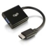 C2G 80500 cavo e adattatore video 0,2 m HDMI VGA [D-Sub] Nero (HDMI[R