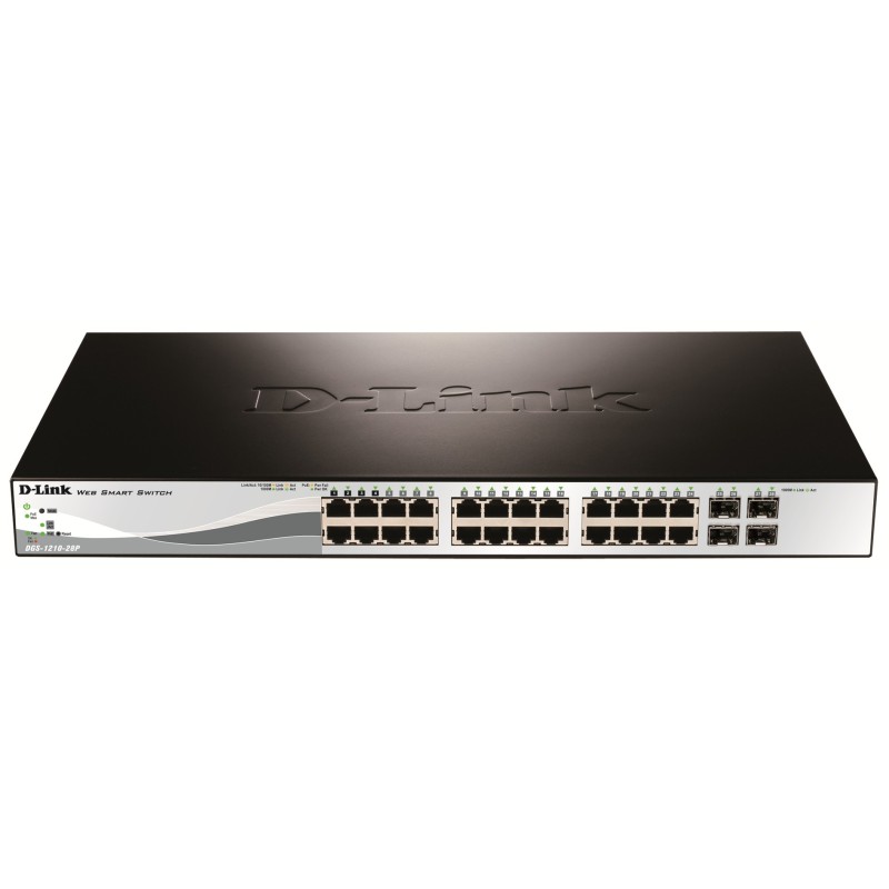 D-Link DGS-1210-28P Gestito L2 Gigabit Ethernet [10/100/1000] Support