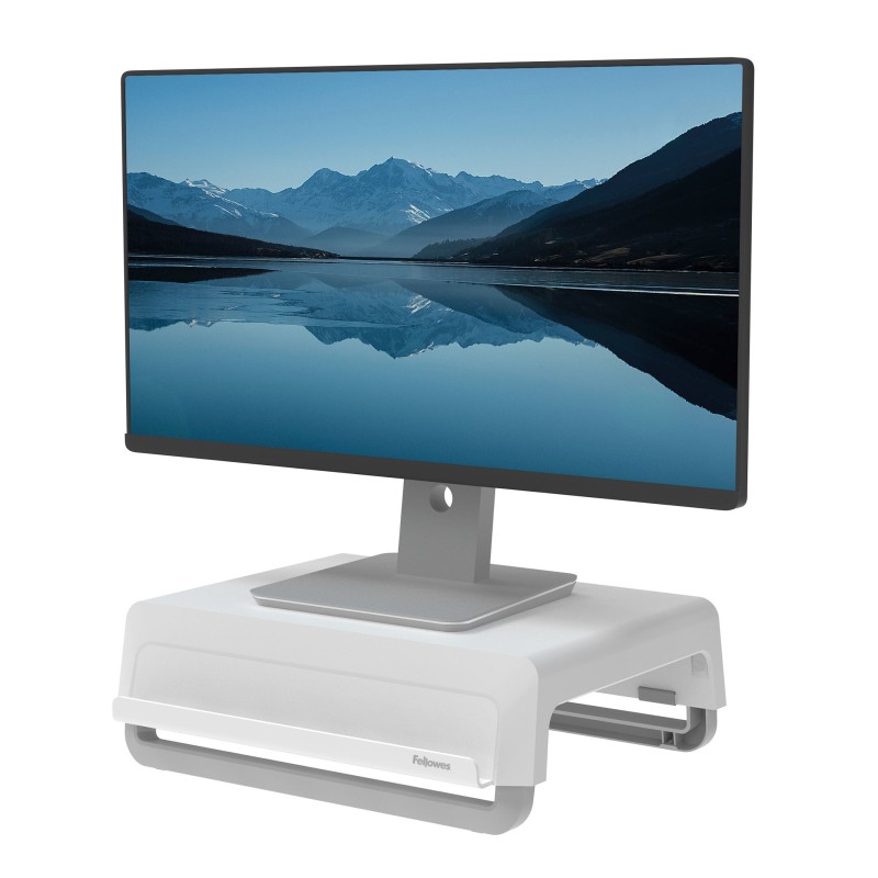 Fellowes Breyta Monitor St&Atilde;&curren;nder tragbar mit Handgriff wei&Atilde; Grig