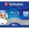 Verbatim BD-R SL 25GB 6x Printable 10 Pack Jewel Case 10 pz (Verbatim