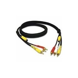 C2G 3m Value Series 4-In-1 RCA-Type/S-Video Cable Nero (C2G - Value S