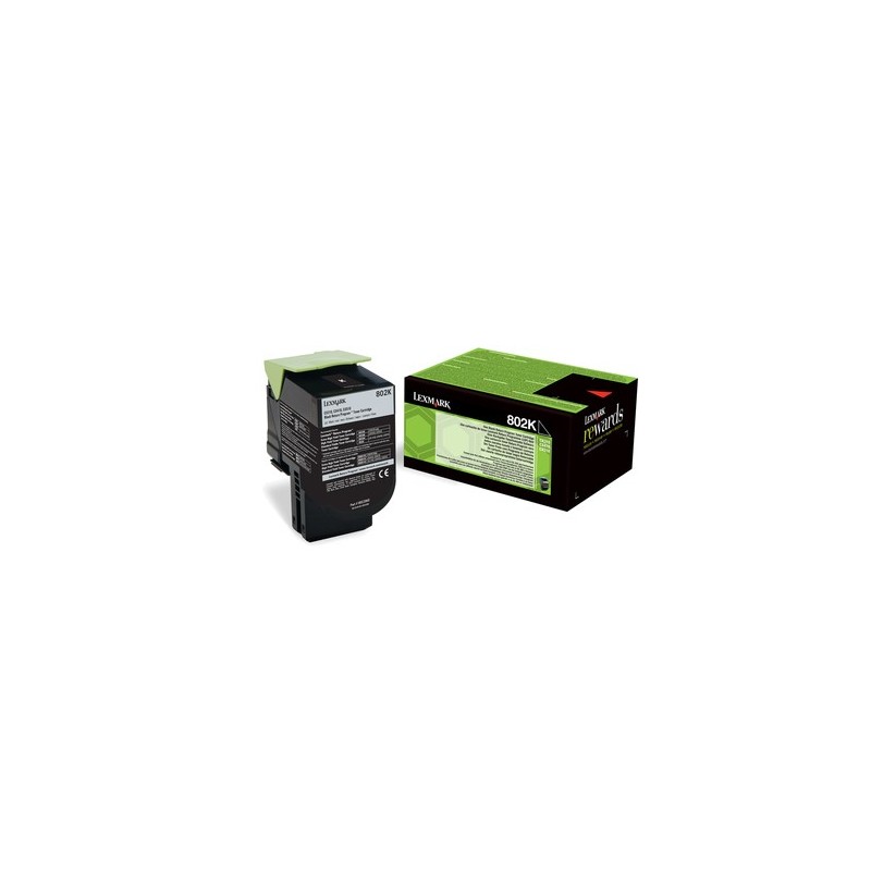 TONER NERO LEXMARK 802K